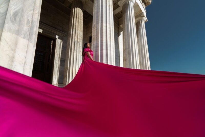 Athens: Flying Dress © Photoshoot Marilyn Package - Meeting Point and Confirmation
