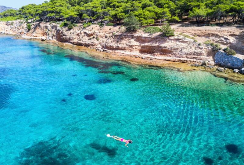 Athens: Full-Day Island Hopping Cruise With Lunch & Transfer - Included Activities