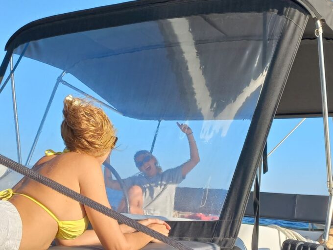 Athens: Full-Day Private Catamaran Cruise With Meal & Drinks - Salamina Island Exploration