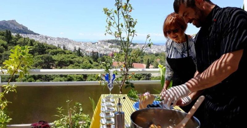Athens: Greek Cooking Class Overlooking the Acropolis - Highlights of the Experience