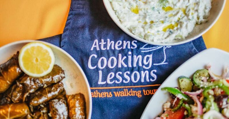 Athens: Greek Cuisine Cooking Class and 3-Course Dinner - Preparing Traditional Greek Dishes