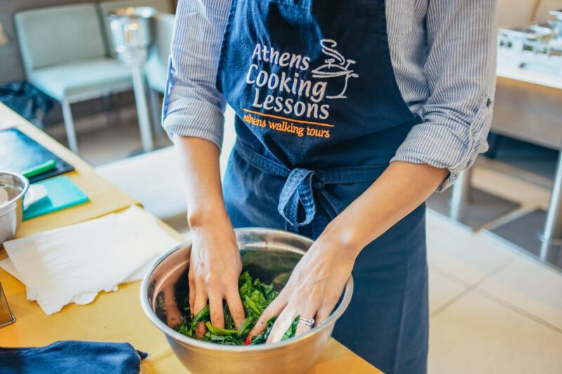 Athens: Greek Cuisine Cooking Class and 3-Course Dinner - Learning to Cook a 3-Course Greek Dinner