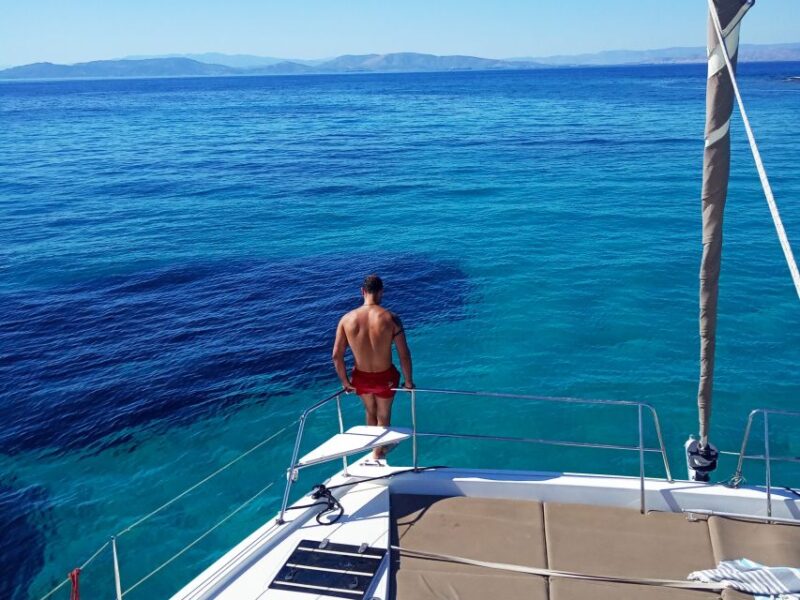 Athens: Half-Day Morning Catamaran Cruise - Onboard Activities