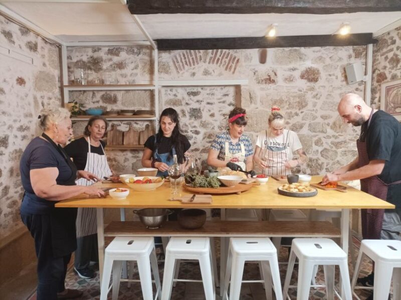 Athens: Kerameikos Stone House Cooking Class - Dining in the Garden