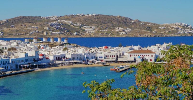 Athens, Mykonos & Santorini 9-Day Trip With Hotels & Tours - Mykonos Beaches and Nightlife