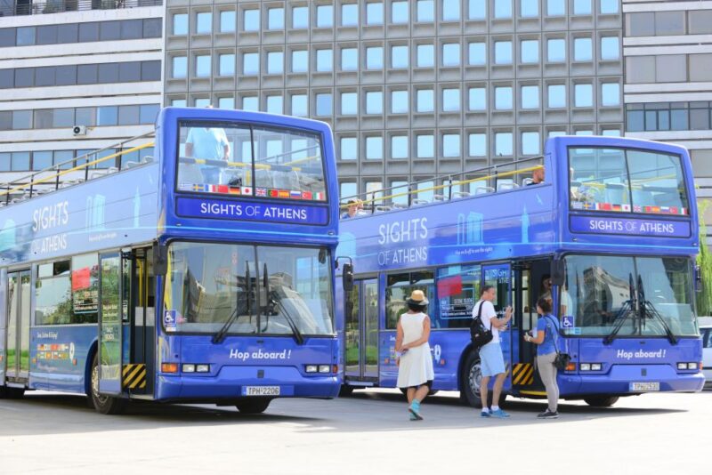 Athens, Piraeus, and Coastline: Blue Hop-On Hop-Off Bus - Bus Routes and Highlights