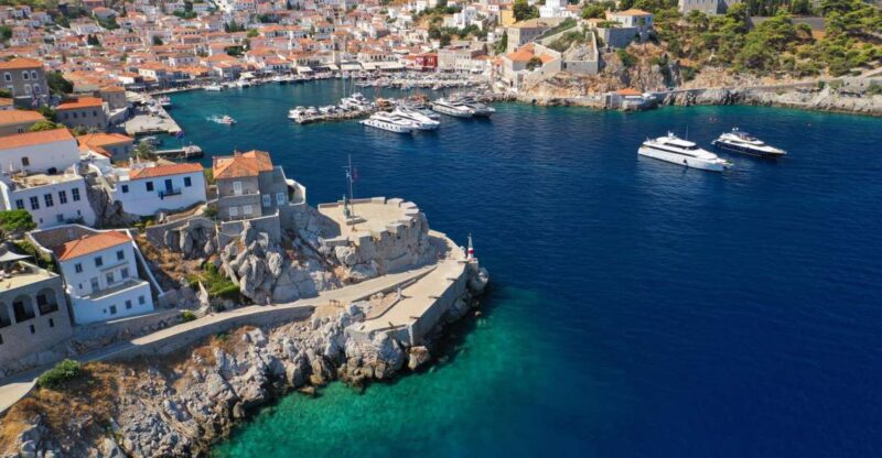 Athens: Private Daily Yacht Cruise to Spetses and Porto Heli - Included Amenities
