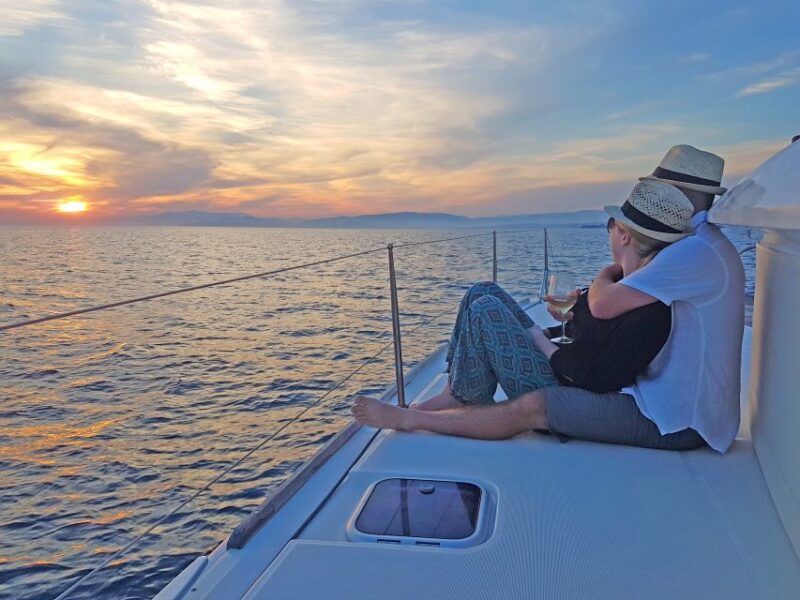Athens: Riviera Catamaran Cruise With Meal and Drinks - Key Points