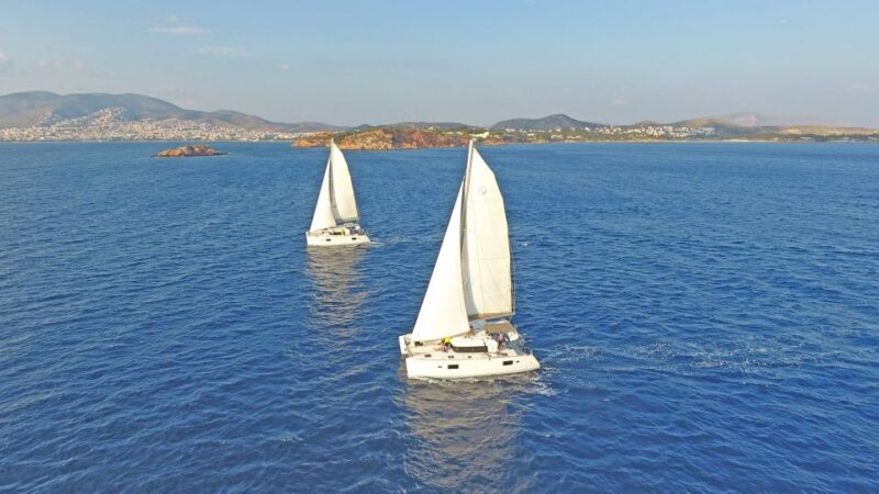 Athens: Riviera Catamaran Cruise With Meal and Drinks - Itinerary