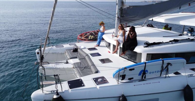 Athens: Riviera Catamaran Tour With Meal and Drinks - Activities and Highlights