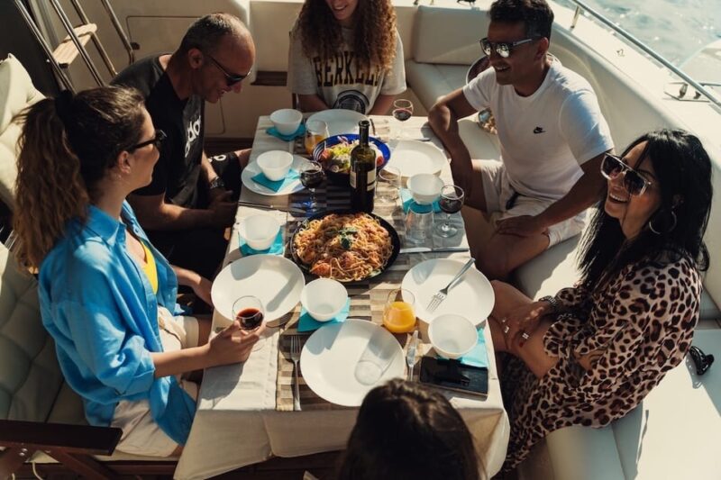 Athens Riviera Luxury 18M Yacht Private Cruise - Included Amenities