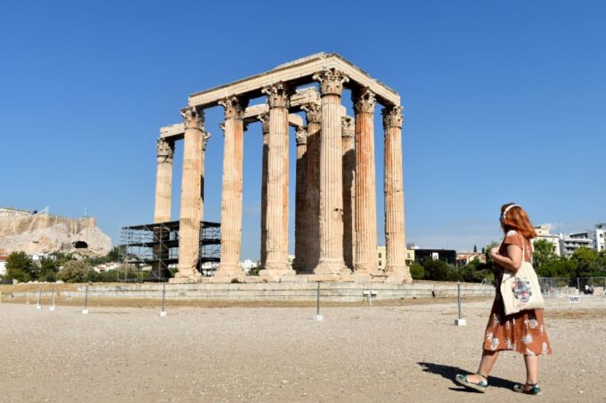Athens: Temple of Olympian Zeus E-Ticket and Audio Tour - Offline Content and Map
