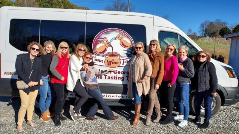 Atlanta Pickups: North Georgia Wine Country 3 Vineyard Tour - Itinerary Details
