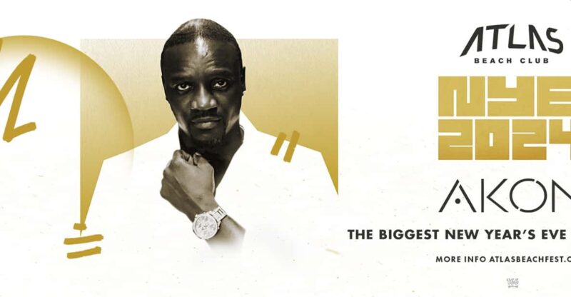 Atlas Beach Club Bali: AKON for Atlas New Year Eve 2025 - Ticket Options