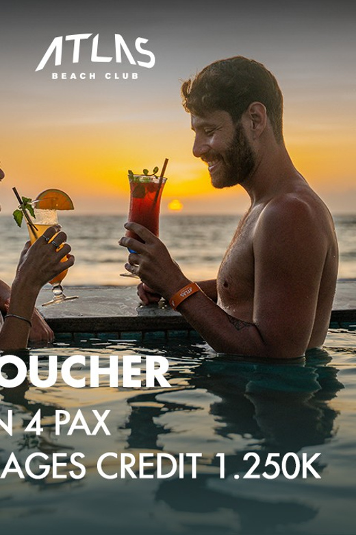 Atlas Beach Club Bali: Day Pass With F&B Credit - Entertainment and Activities