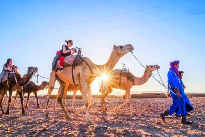 Atlas Mountains, 3 Valleys & Agafay Desert From Marrakech-Daytour - Hiking to a Waterfall