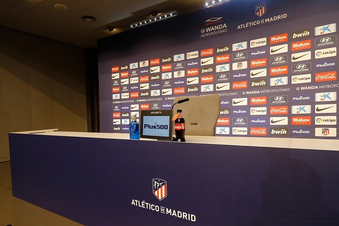 Atletico De Madrid Stadium Tour & Interactive Museum - Pitch Side Perspective