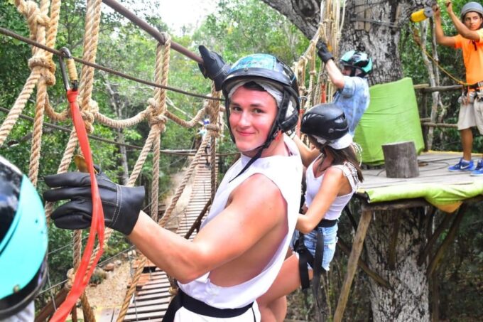 ATV 2x1: Shared Atv, Cenote, Zipline & Lunch From Cancun - Customizable Options