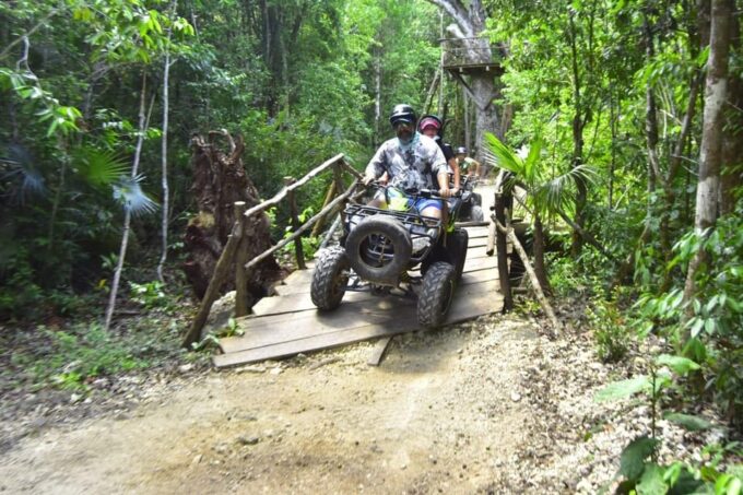 ATV 2x1: Shared Atv, Cenote, Zipline & Lunch From Cancun - Frequently Asked Questions
