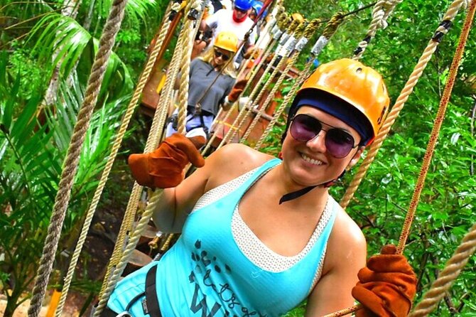 ATV Adventure, Interactive Bridges, Ziplines, Cenote and Lunch - Pickup and Transportation
