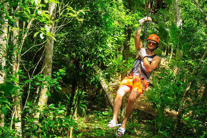 ATV Adventure, Interactive Bridges, Ziplines, Cenote and Lunch - Zipline Course