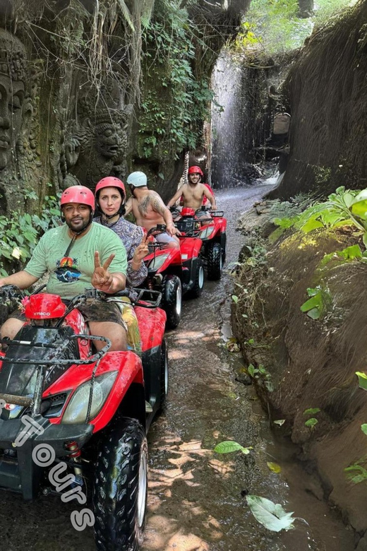 Atv Adventure Through Balinese Cliff Carvings & Waterfall - Key Points