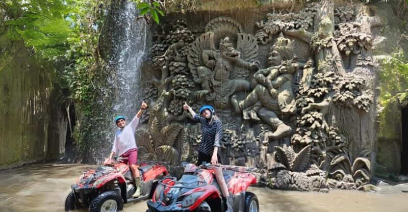 Atv Adventure Through Balinese Cliff Carvings & Waterfall - Itinerary and Experience