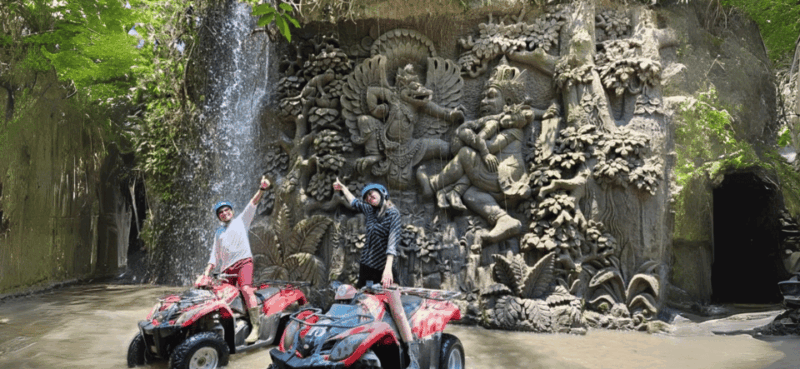 Atv Adventure Through Balinese Cliff Carvings & Waterfall - Highlights