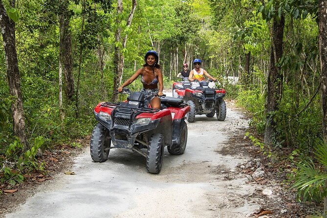 ATV Adventure to Mayan Jade Cavern Plus Snorkeling and Lunch - Key Points
