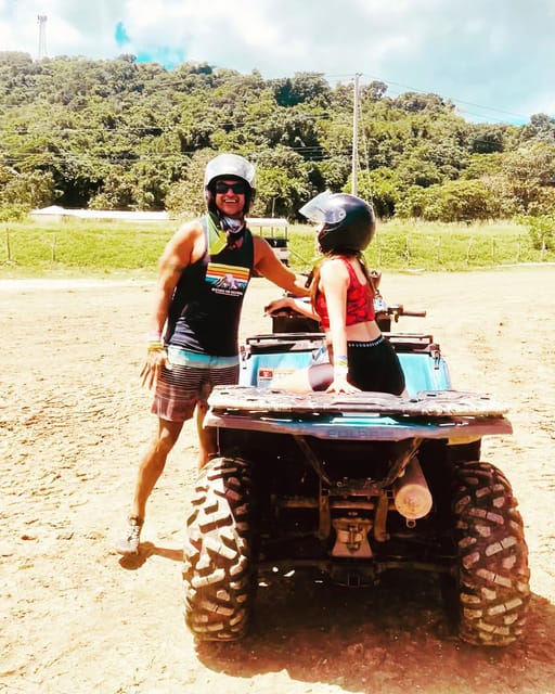 Atv, Bamboo Rafting and Limestone Foot Massage Private Tour - Key Points