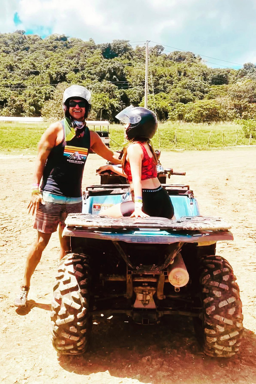 Atv, Bamboo Rafting and Limestone Foot Massage Private Tour - Inclusions and Booking Information