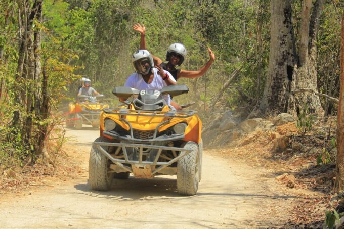 Atv Drive Single Ziplines and Cenote Swim - Safety and Equipment