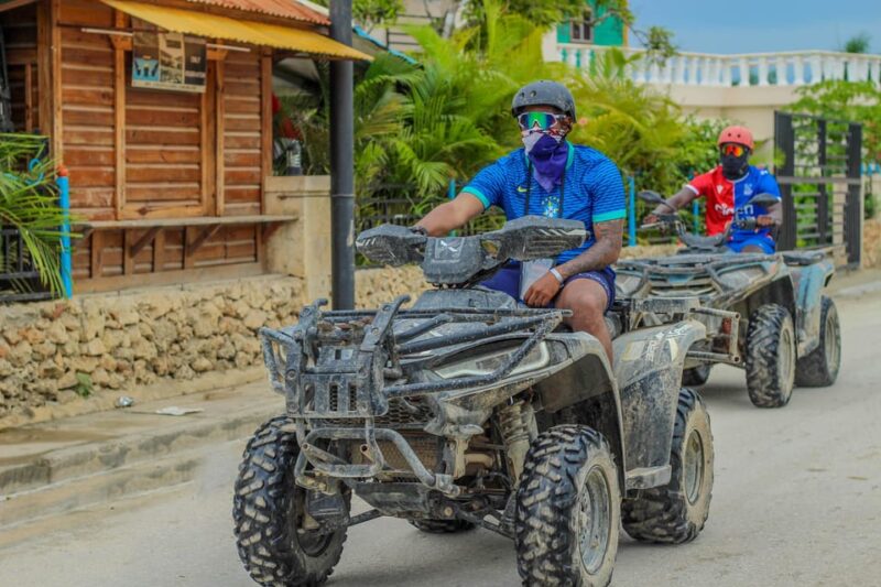 ATV FOUR-WHELLS PUNTA CANA MACAO WITH PICK HOTEL & CENOTE - Transportation and Safety