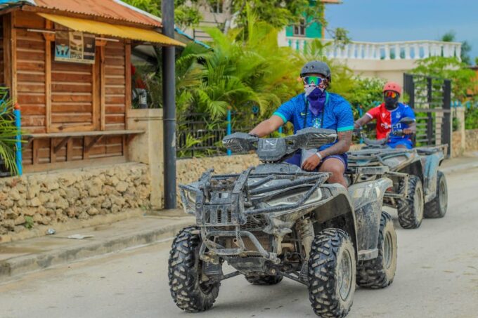 ATV FOUR-WHELLS PUNTA CANA MACAO WITH PICK HOTEL & CENOTE - Age and Health Restrictions