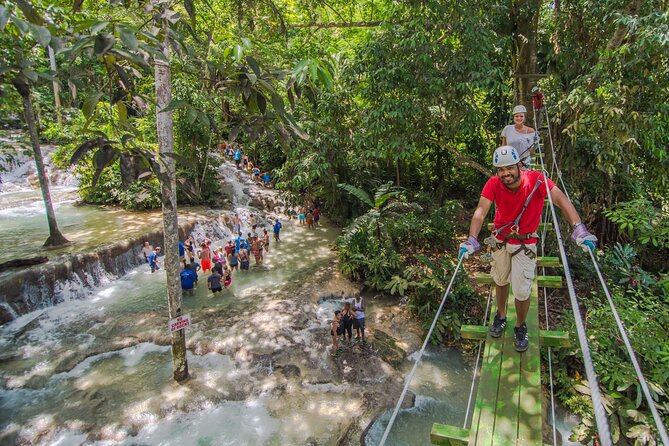 ATV, Horseback With Dunns Climb and Zipline From Montego Bay - Dunns River Climb