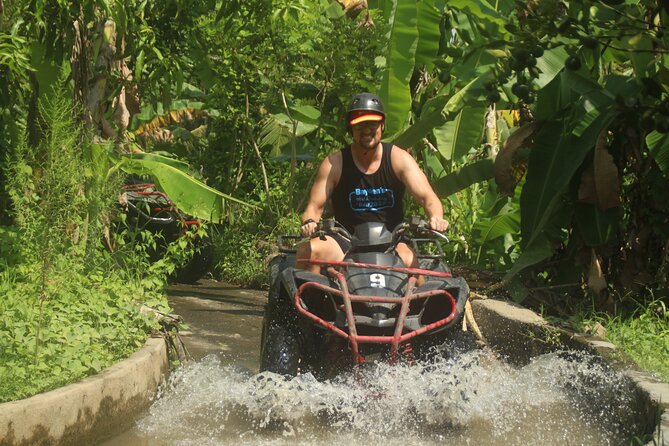 ATV Quad Bike Through Tunnel and Waterfall - Safety and Age Requirements