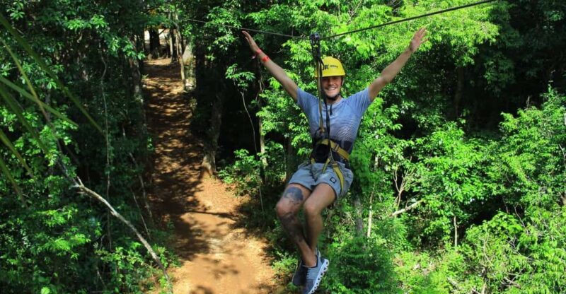 Atv Single Drive Zipline and Cenote Swim - Pickup and Transportation