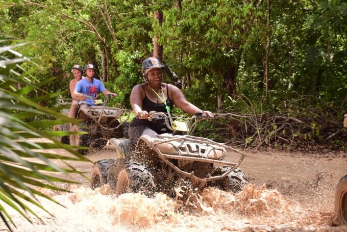ATV Tour From Tulum or Riviera With Rappel, Cenote & Zipline - Rappelling With Expert Guidance