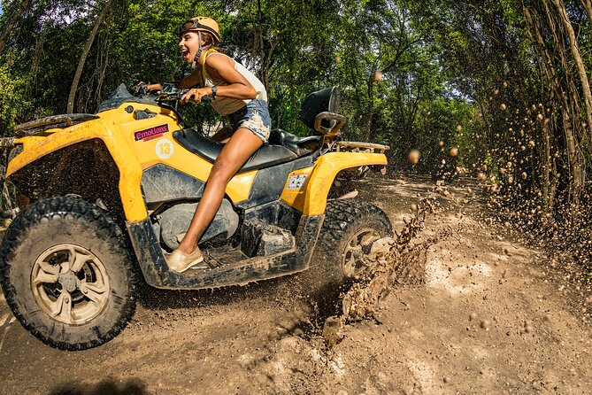 ATV Tour With Cenote, Ziplines and Mayan Ceremony at Native Park - Driving ATVs and Exploring Cenotes