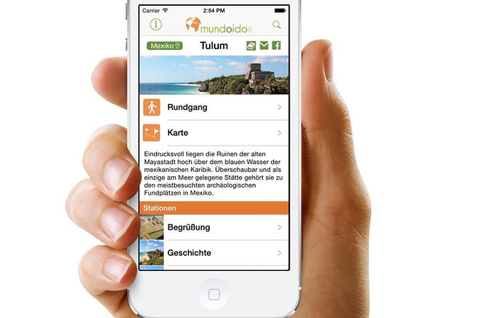 Audio Guide Tulum, Audio Guide App Maya Tulum (Appstore/Playstore) - Pricing and Cancellation Policy