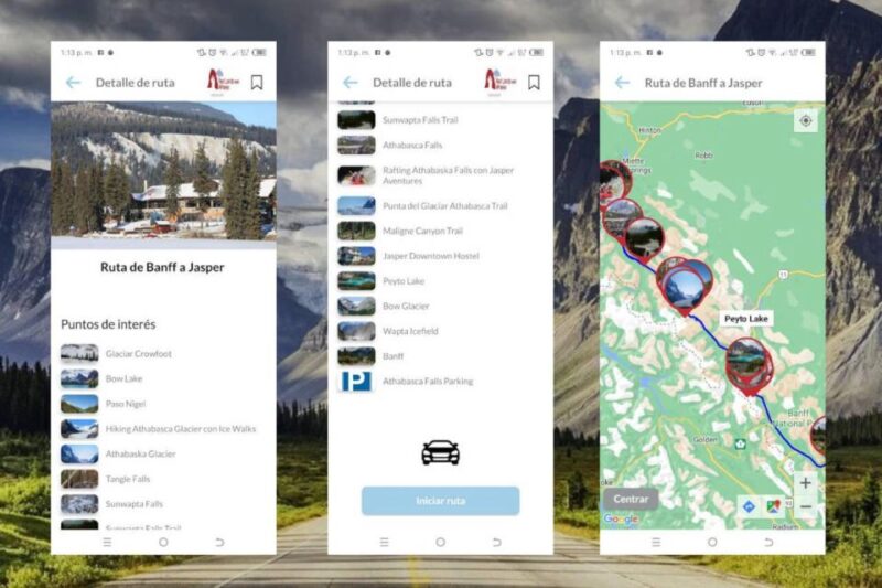Audioguide for Western Canada Road Routes (Rocky Mountains) - Booking and Activation Process