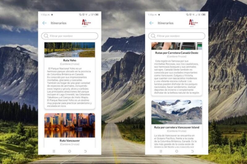 Audioguide for Western Canada Road Routes (Rocky Mountains) - Key Features