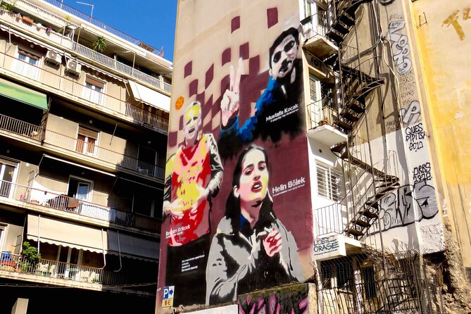 Audioguided Tour of Athens' Alternative Neighbourhood of Exarchia - Relaxation in Cafés Near the End