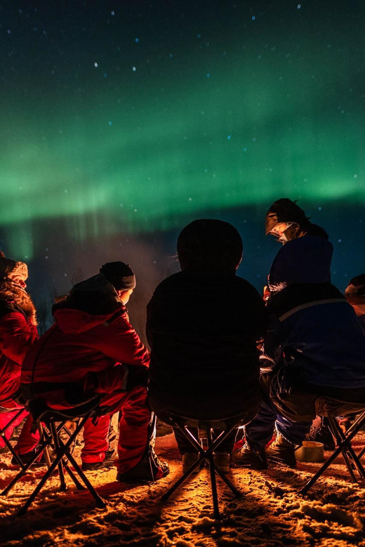 Aurora With Campfire - Boukersen Heim Guests Only - Exclusive Discount for Guests