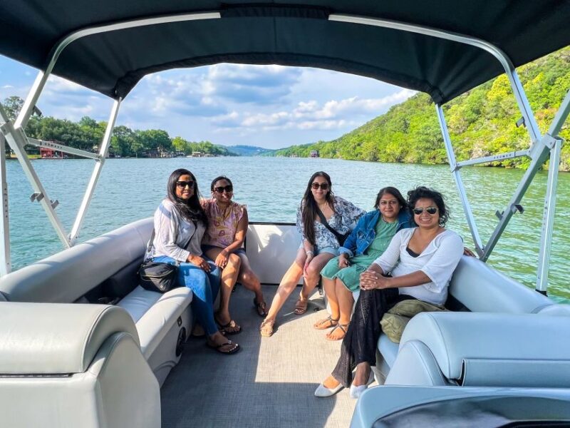 Austin: Lake Austin Private Boat Cruise - Full Sun Shading - Inclusions and Exclusions