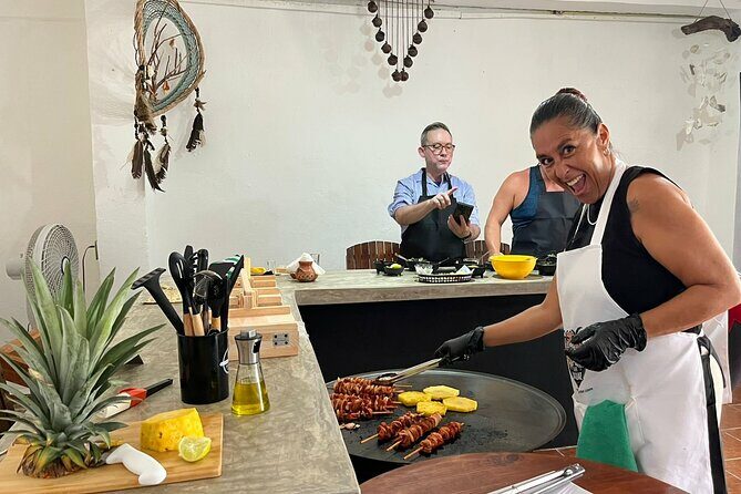 Authentic Beachfront Mexican Cooking Class Cafe Jaguar Costa Maya - Key Points
