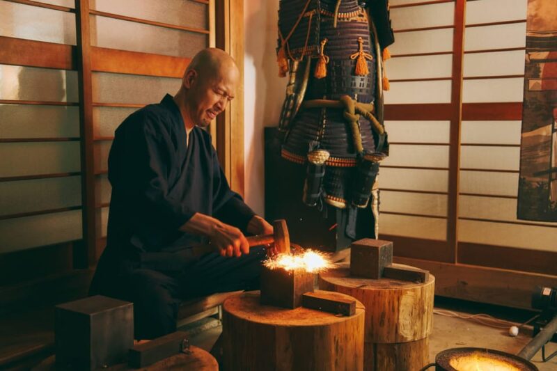 Authentic Knife Making Experience at a Blacksmith in Kyoto - Skilled Instructor Mao