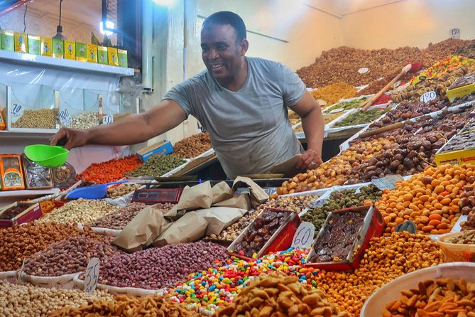 Authentic Moroccan Food Tour in Marrakech With Dinner - Indulging in a Rooftop Dinner