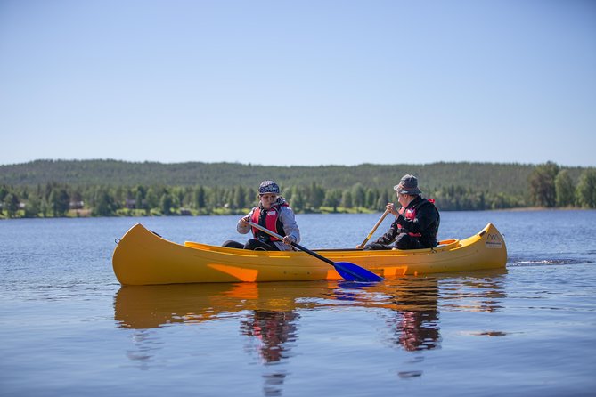 Authentic Reindeer Farm and Canoe Experience From Rovaniemi. - Canoeing on the Lake