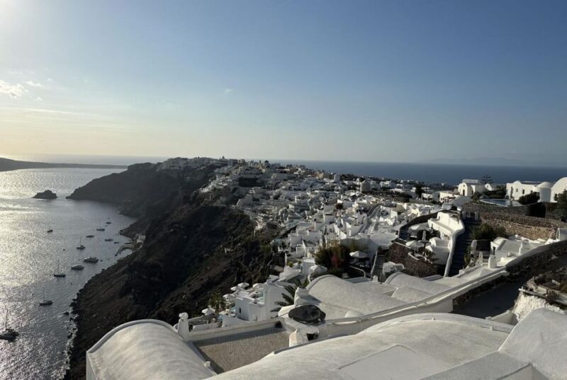 Authentic Tastes of Santorini - Relaxation at Perivolos Beach